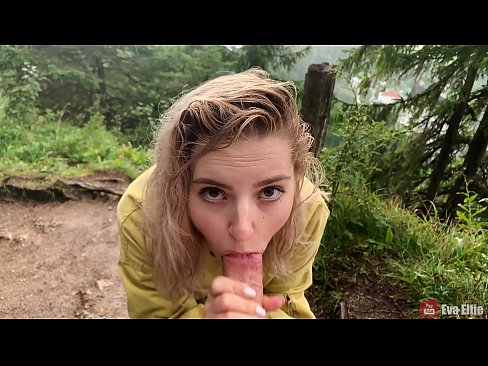 ❤️ Girl swallows cum after a public blowjob - Eva Elfi ❤️ Fucking video at us ☑